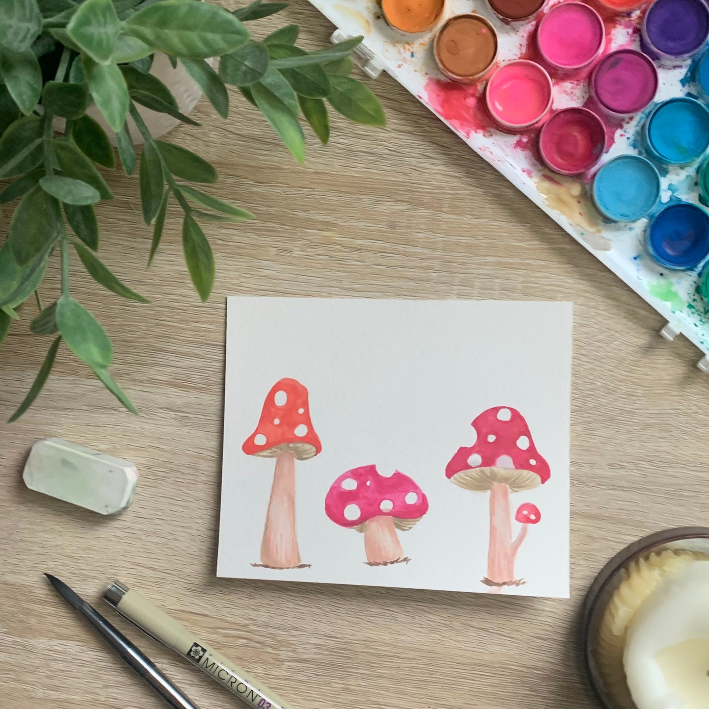 Mushroom Greeting Card