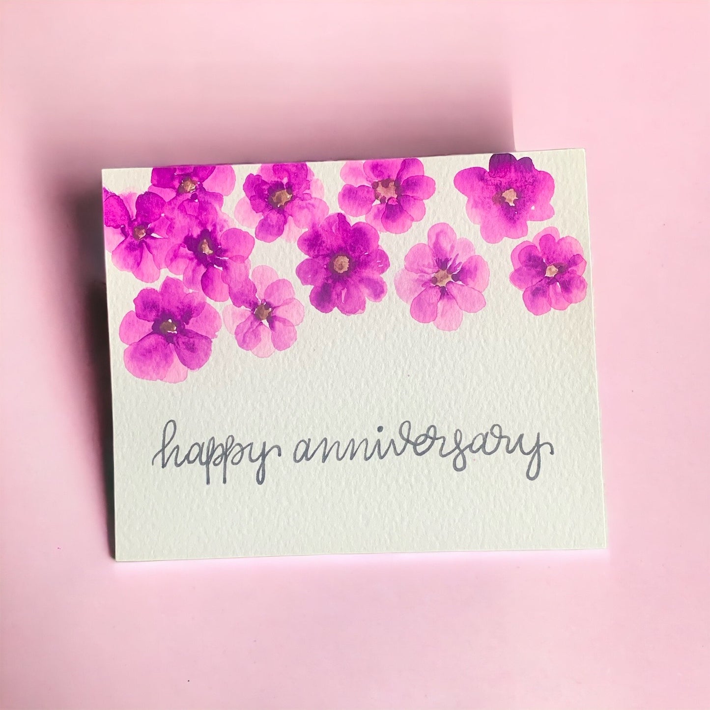 Floral Anniversary Greeting Card