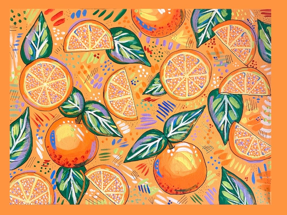 Art Print- Oranges