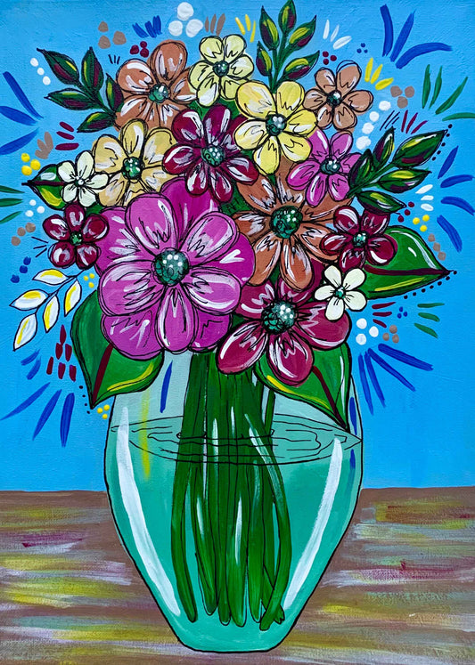 Art Print- Blue Vase