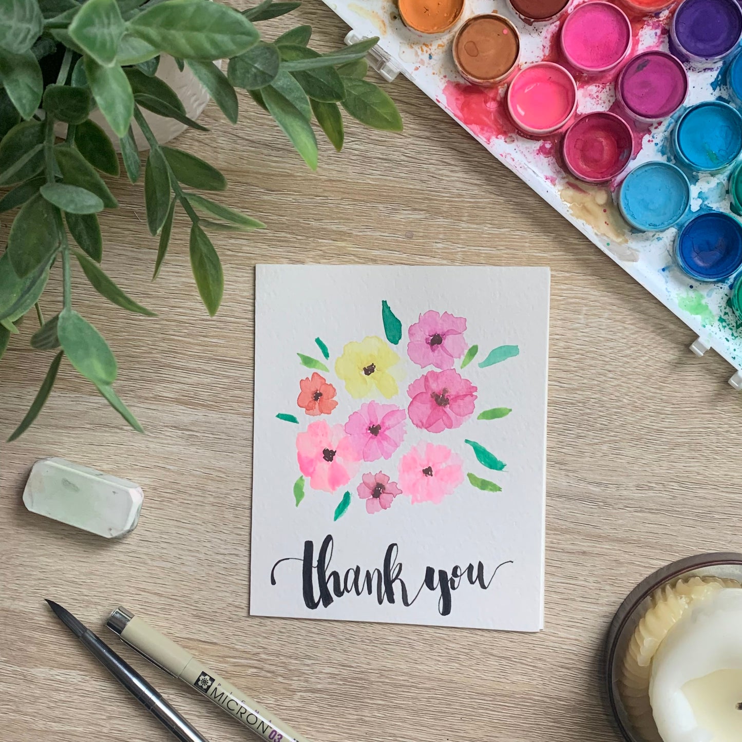 Floral Bouquet For You Greeting Card