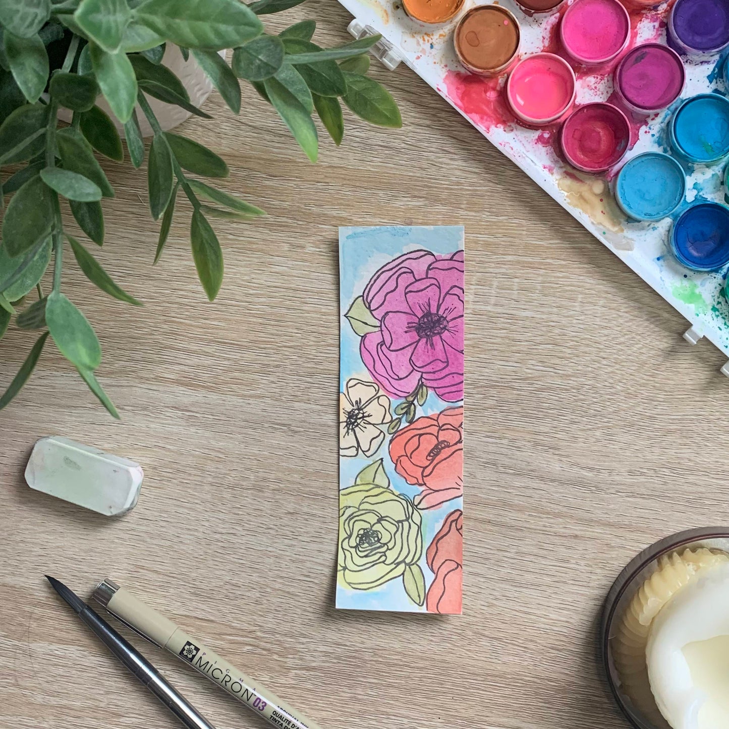 Floral Bookmark #1