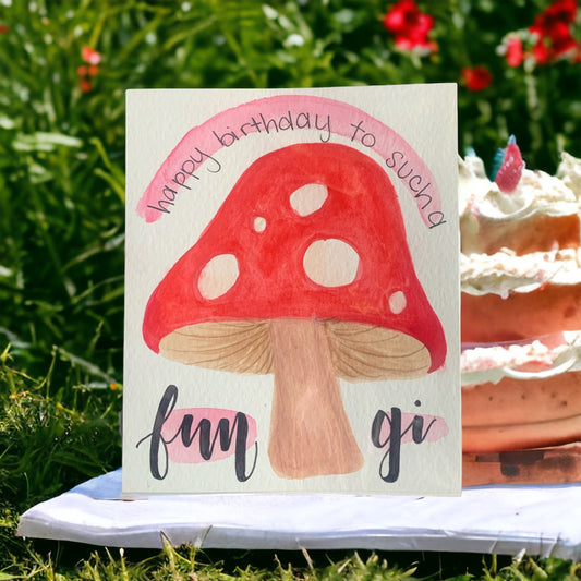 Fungi Birthday Greeting Card