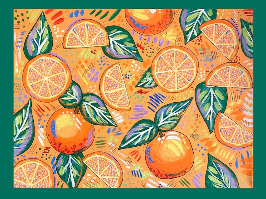 Art Print- Oranges