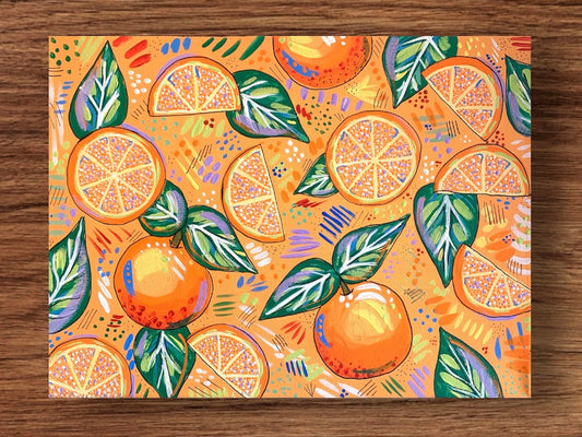 Original Painting- Oranges (12"x16")