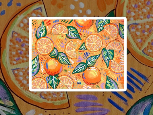 Art Print- Oranges